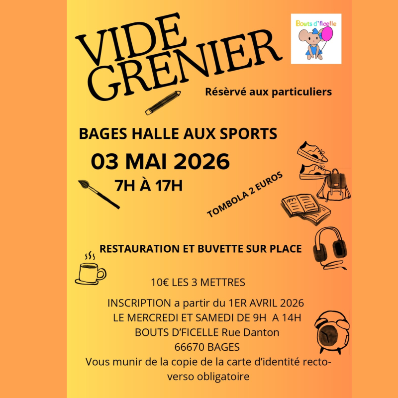 Vide Grenier Bages 2026