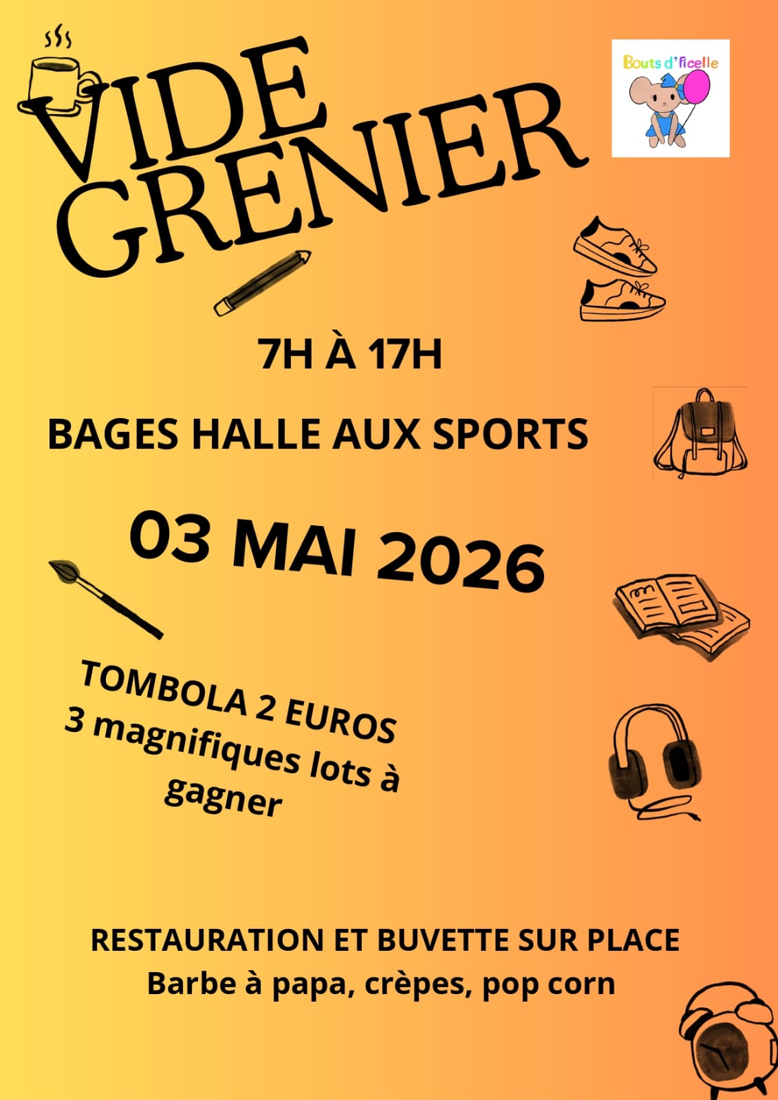 Affiche vide-grenier